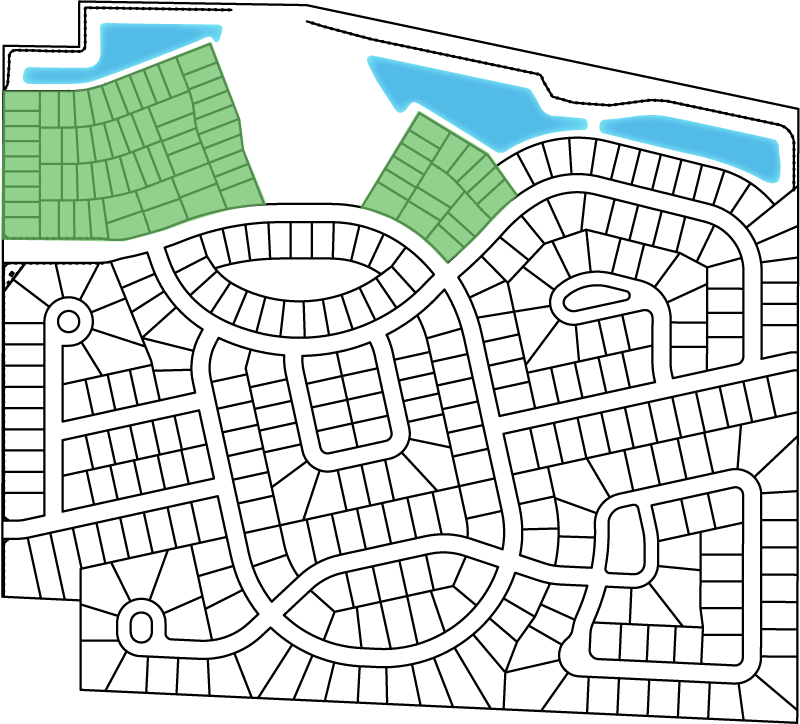 Villa Homes Site Map Key